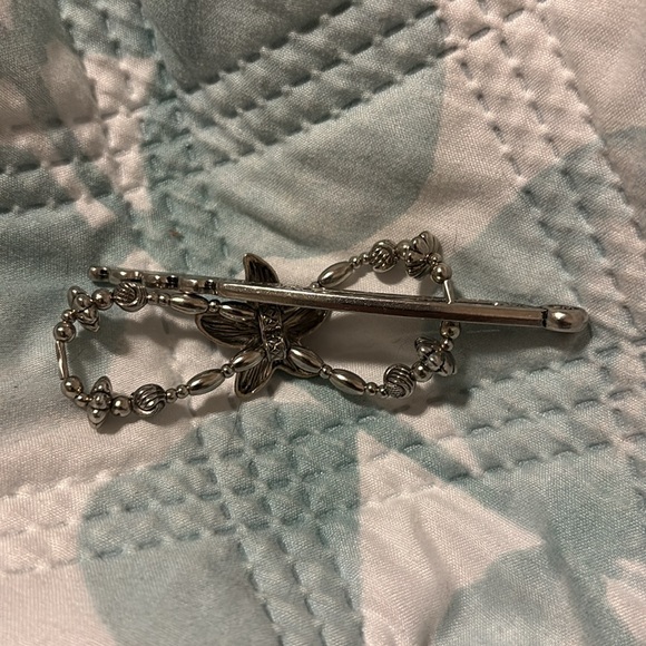 Lilla Rose Silver Starfish Flexi Hair Clip - Picture 2 of 4